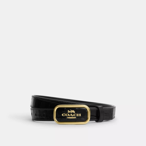 Coach Outlet signature buckle cut to size reversible morgan belt, 25 mm