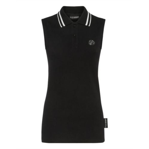 PLEIN SPORT sleeveless polo shirt