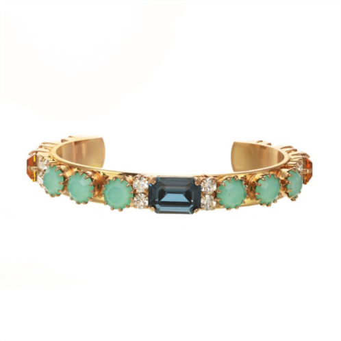 TOVA womens lara cuff bracelet in pacific opal