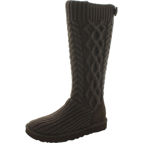 Ugg cardi womens cable knit comfort knee-high boots