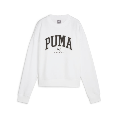 Puma womens squad full-length crewneck