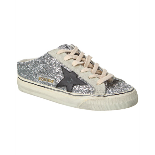 Golden Goose superstar sabot glitter & suede sneaker