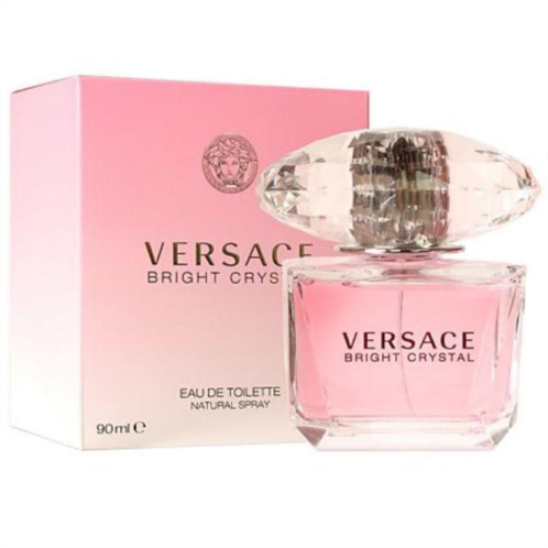 Versace bright crystal eau de toilette womens perfume 3.0 oz