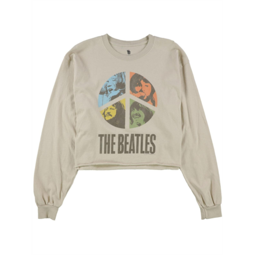 Junk Food the beatles womens graphic cropped sweatshirt