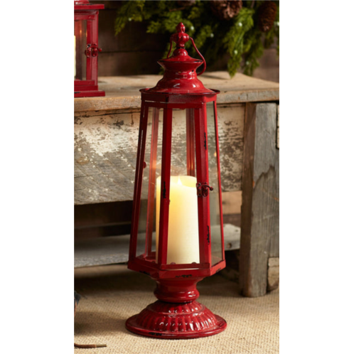 HouzBling lantern 8dx24h metal/glass