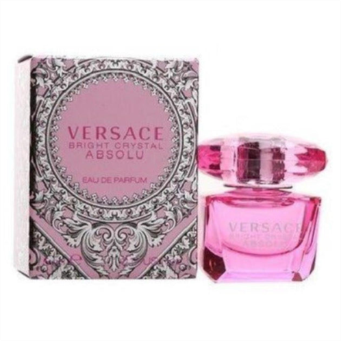 Versace bright crystal absolu eau de parfum womens perfume 0.17 oz mini