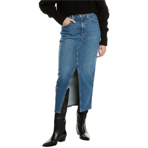 HUDSON Jeans reconstructed midi skirt