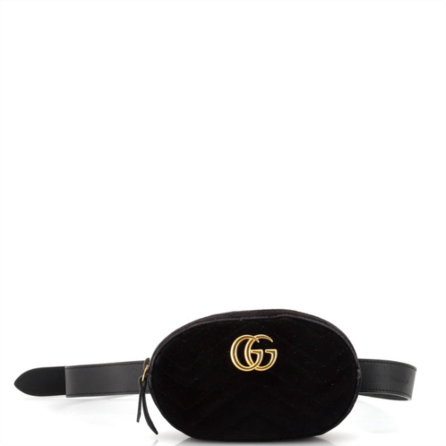 Gucci gg marmont belt bag matelasse velvet