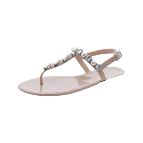 Stuart Weitzman womens rhinestone ankle stra t-strap sandals