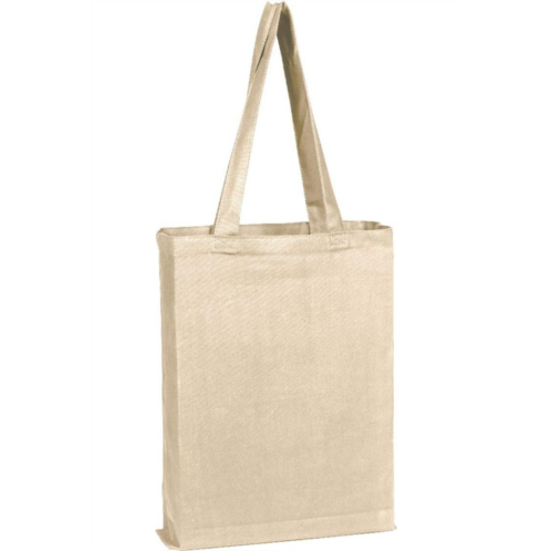 Q-Tees canvas gusset promotional tote