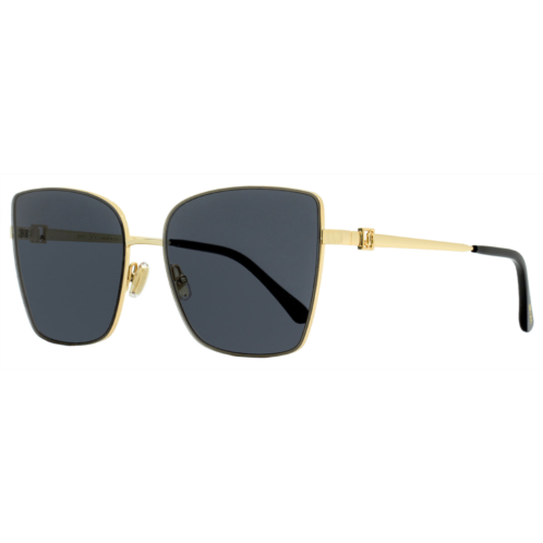 Jimmy Choo womens butterfly sunglasses vella 2m2ir gold/black 59mm