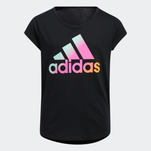 Adidas kids scoop neck tee