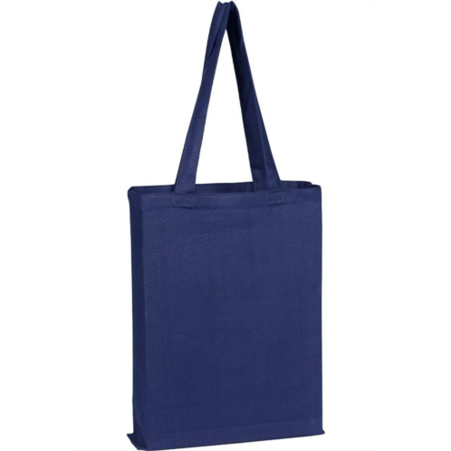 Q-Tees canvas gusset promotional tote