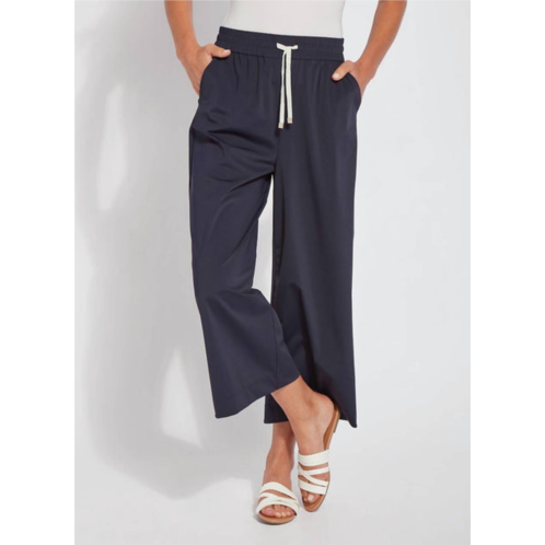 Lysse lila cropped pants in navy