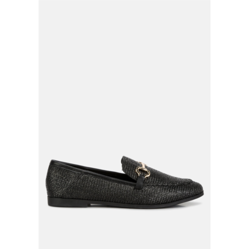 London Rag jiro horsebit detail flat loafers