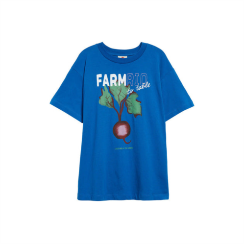 Farm Rio womens beet farm to table cotton graphic t-shirt