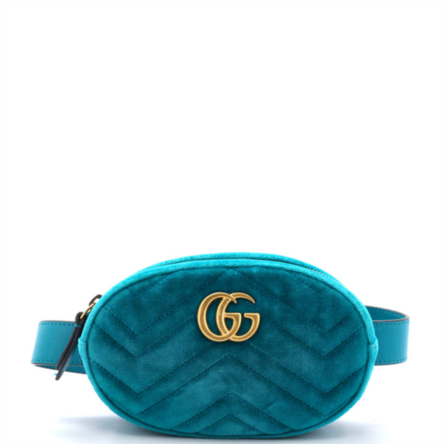 Gucci gg marmont belt bag matelasse velvet