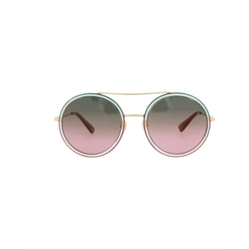 Gucci round-frame metal sunglasses