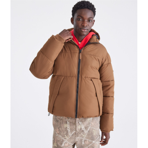 Aeropostale hooded heavyweight puffer jacket