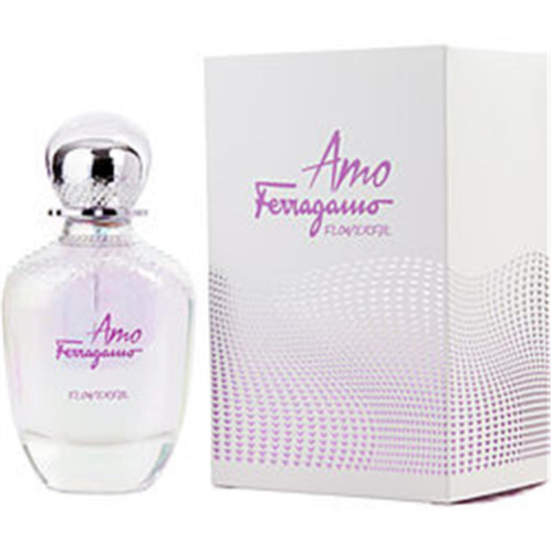 Salvatore Ferragamo 3.4 oz amo ferragamo flowerful eau de toilette spray by for women