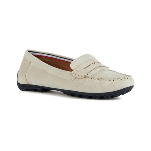 Geox kosmopolis leather moccasin