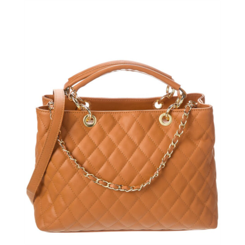 Persaman New York aurora quilted leather tote