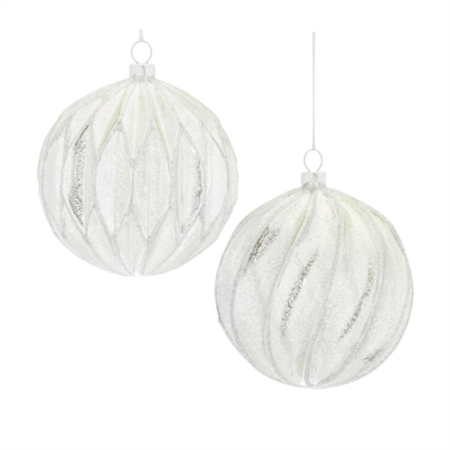 HouzBling ball ornament (set of 6) 4d glass