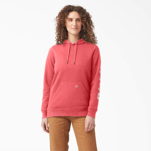 Dickies womens heavyweight logo sleeve hoodie