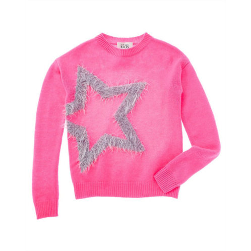 Autumn Cashmere mixed media outline star wool & cashmere-blend sweater