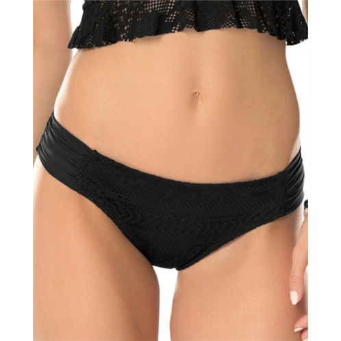 BECCA womens america bikini bottom in prairie rose black