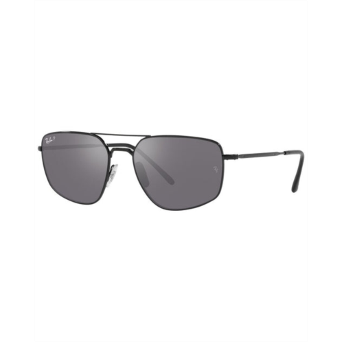 Ray-Ban unisex rb3666 56mm polarized sunglasses