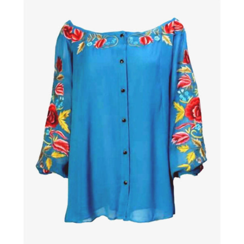 Vintage Collection womens matilda tunic in dark teal