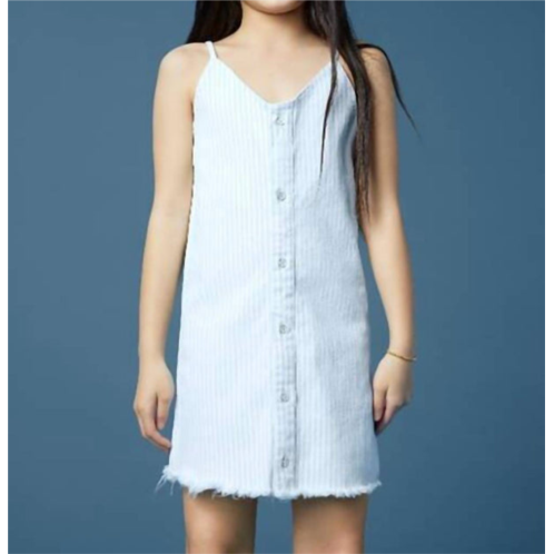 DL1961 - Kids striped denim dress in blue