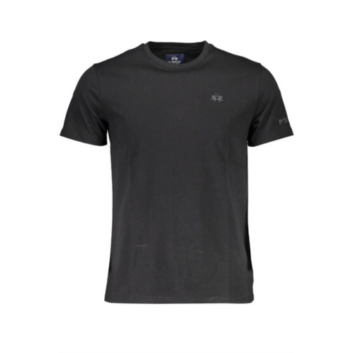 La Martina elegant embroide logo mens t-shirt