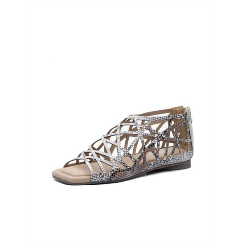 Golo lazy sandal in natural snake print