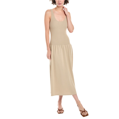 Theory textured bleeker midi dress