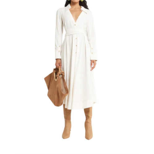 Cult gaia nyle dress in off white