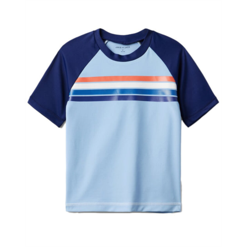 Janie and Jack recycled stripe rash guard