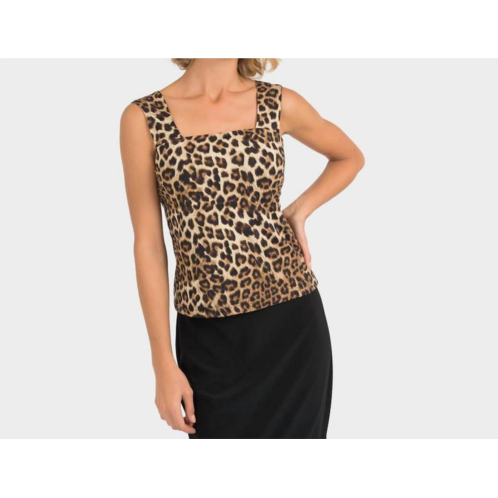 Joseph Ribkoff leopard tank top in animal