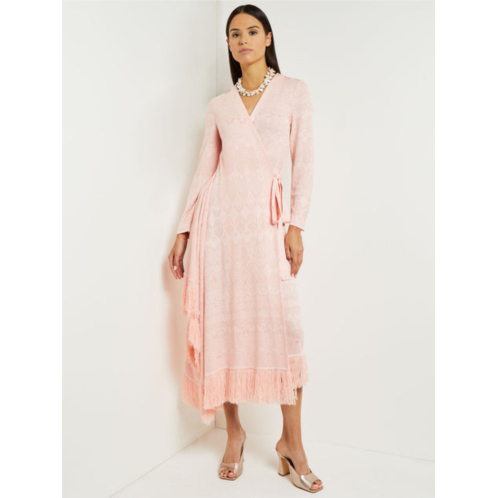 Misook midi wrap dress