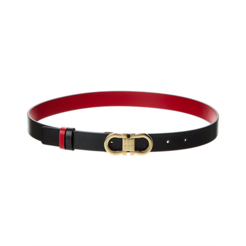 Salvatore Ferragamo ferragamo gancini reversible & adjustable leather belt