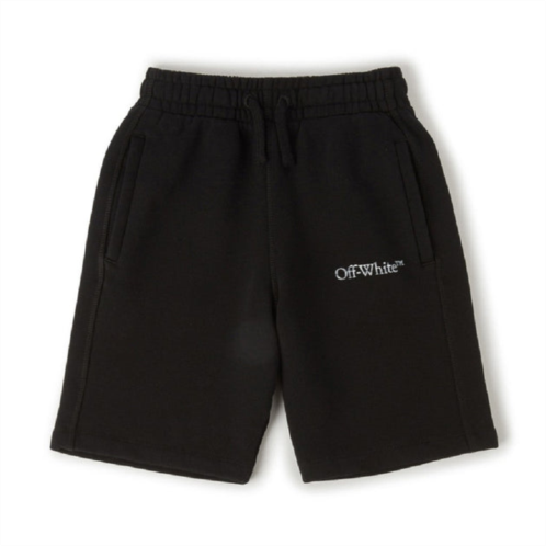 OFF WHITE black logo shorts