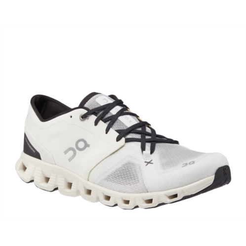 ON running cloud x 3 ivory/black mens running shoes 60.98706