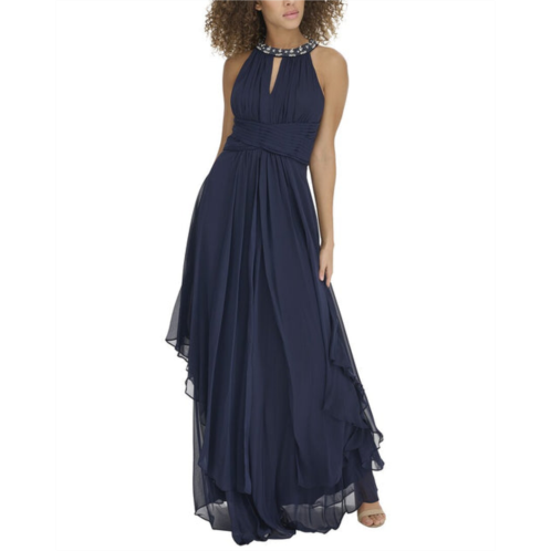 Eliza J solid gown