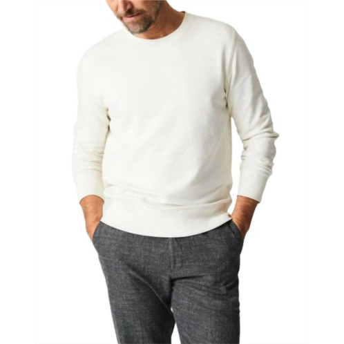 Billy Reid dock sweatshirt in tinted white