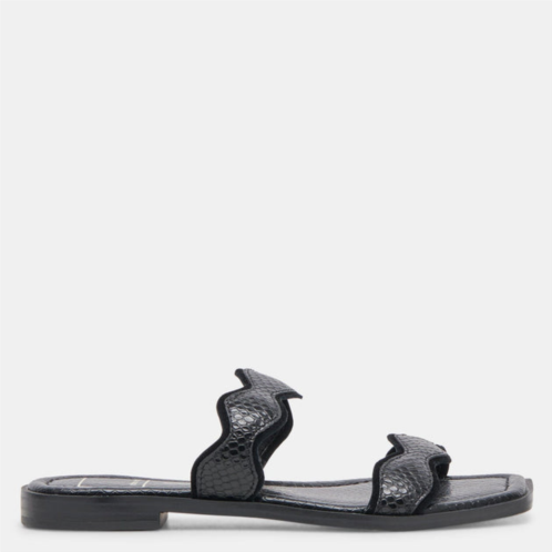 Dolce Vita ilva sandals onyx embossed leather