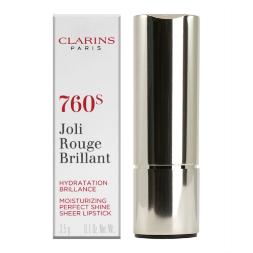 Clarins joli rouge brillant 760s sheer lipstick 0.1 oz