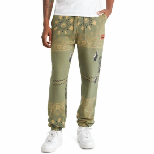 IceCream gasoline sweatpant in deep lichen green