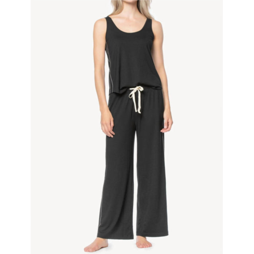 Lilla P super soft pant/tank pajama set in black