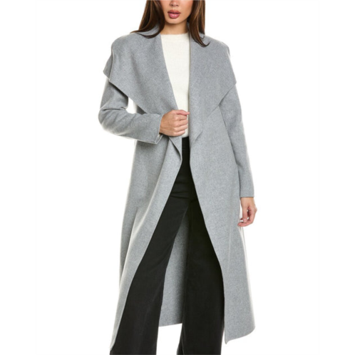 Mackage maicn leather-trim wool coat